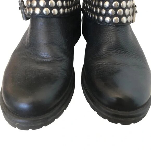 Steve Madden studded leather combat boots - Picture 6 of 13